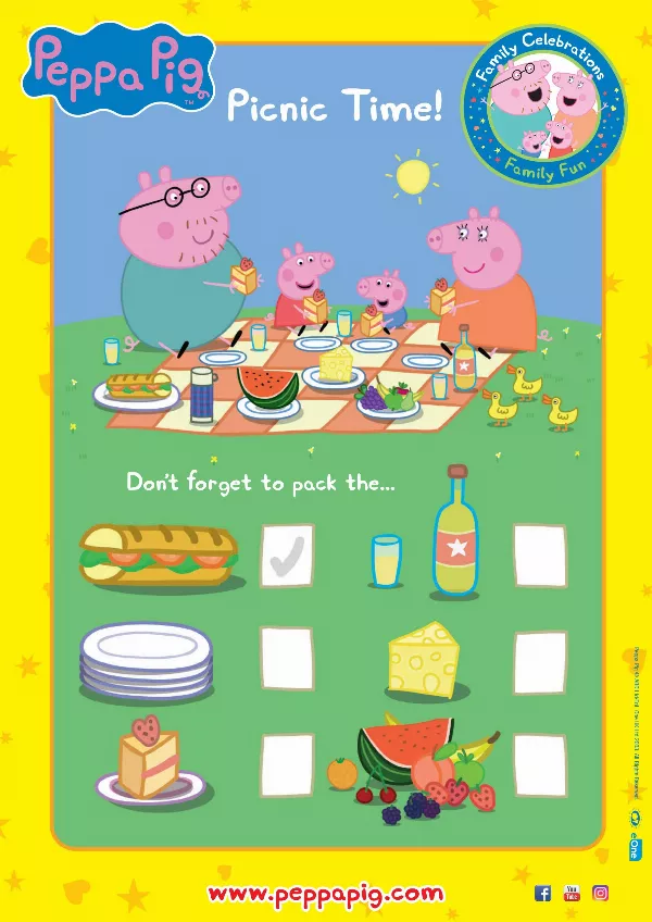 Peppa Pig Picnic Time